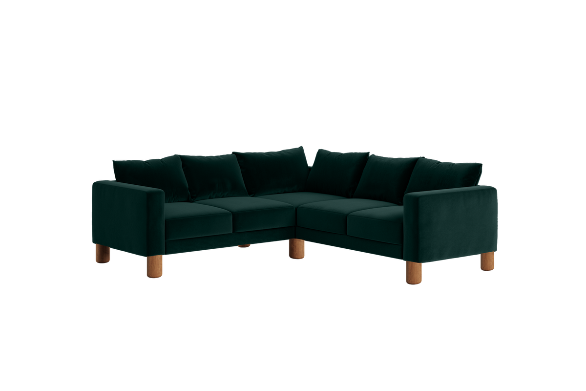 The Essential Corner Sectional | 5 Seat | Recycled Velvet