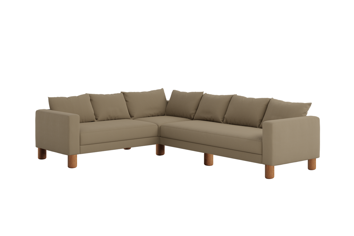 The Essential Corner Sectional | 6 Seat | Upcycled Poly