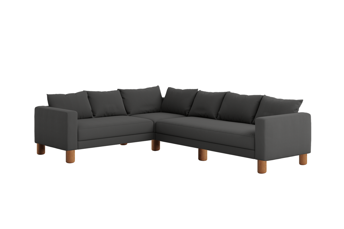 The Essential Corner Sectional | 6 Seat | Upcycled Poly