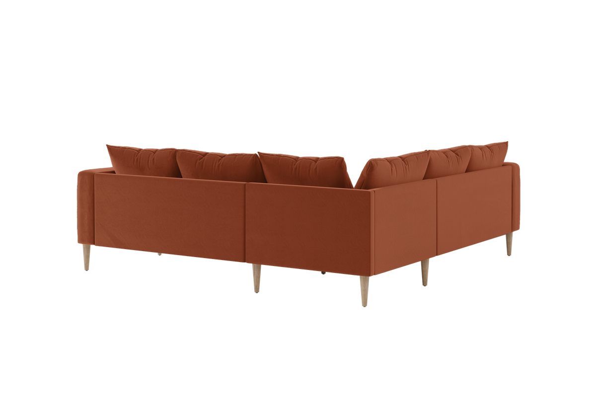 The Essential Corner Sectional | 5 Seat | Recycled Velvet