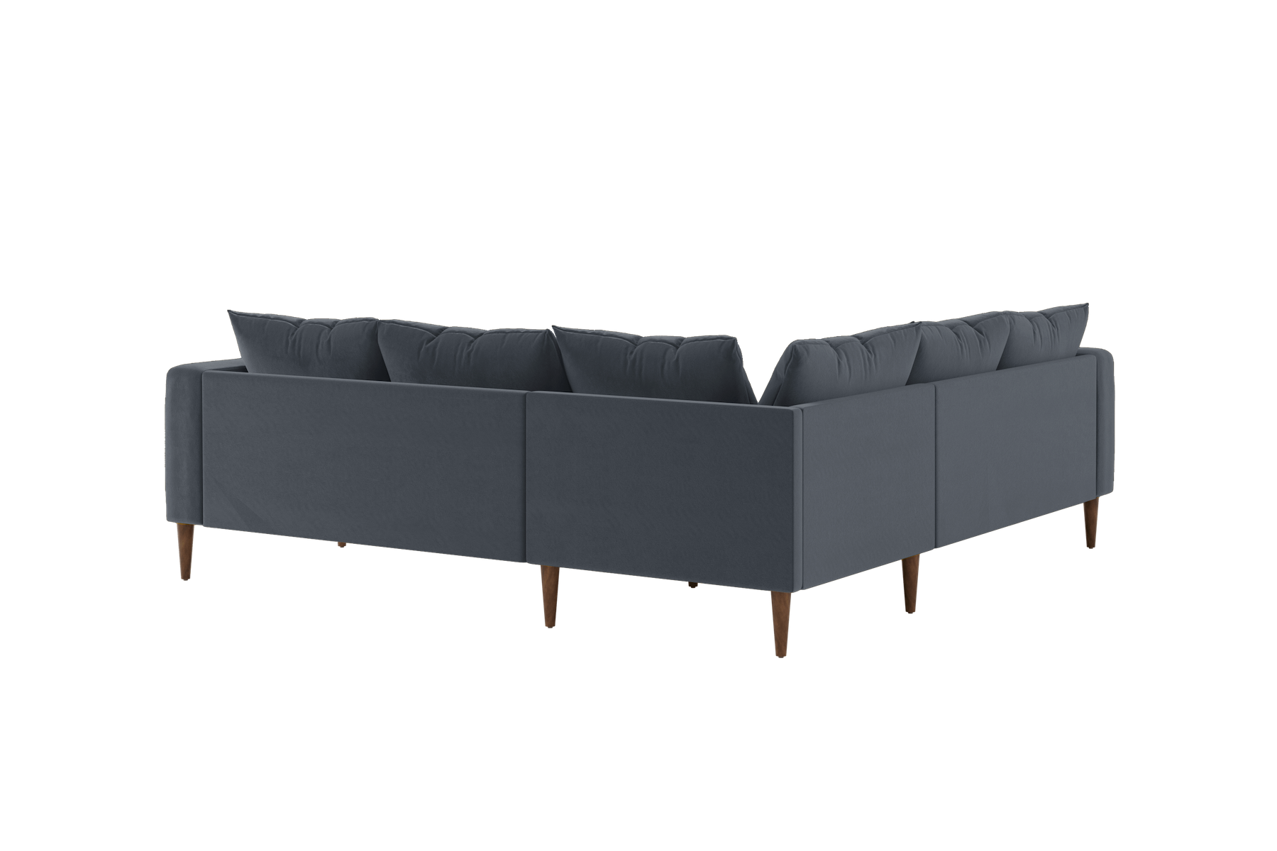 The Essential Corner Sectional | 5 Seat | Recycled Velvet