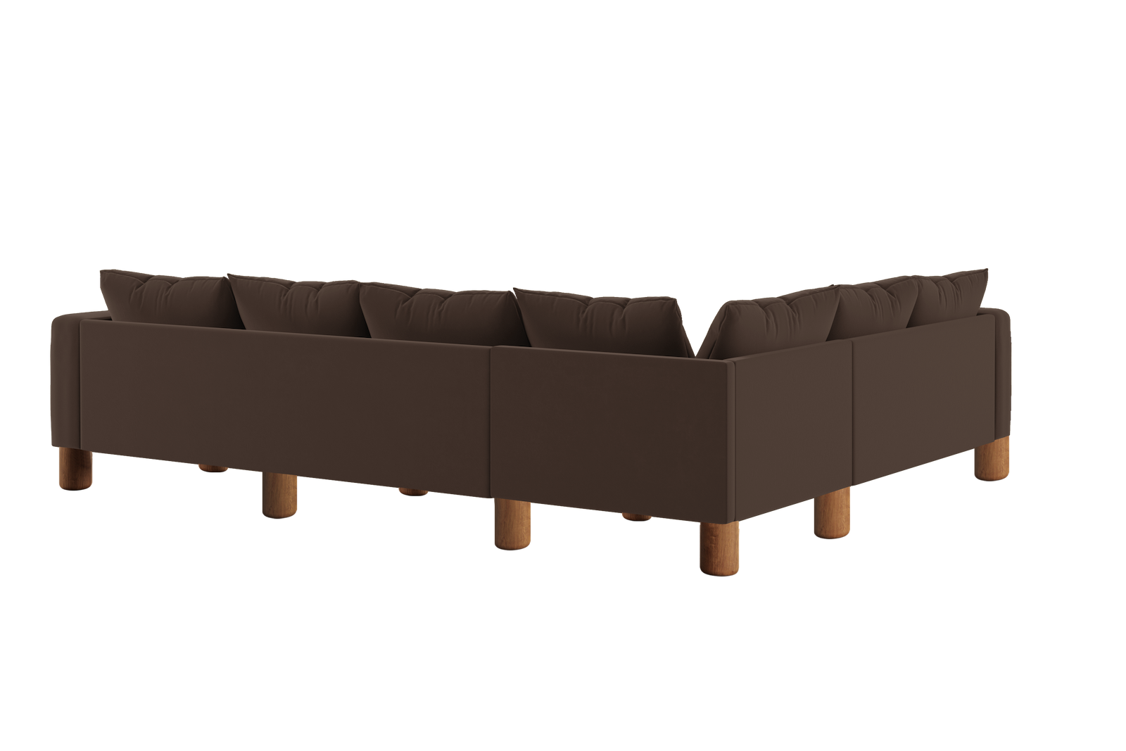The Essential Corner Sectional | 6 Seat | Recycled Velvet