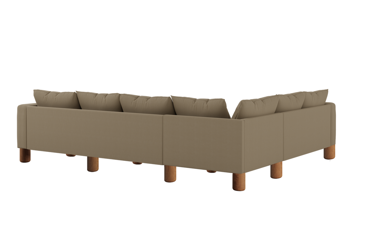 The Essential Corner Sectional | 6 Seat | Upcycled Poly