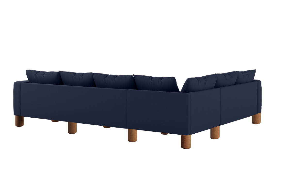 The Essential Corner Sectional | 6 Seat | Upcycled Poly
