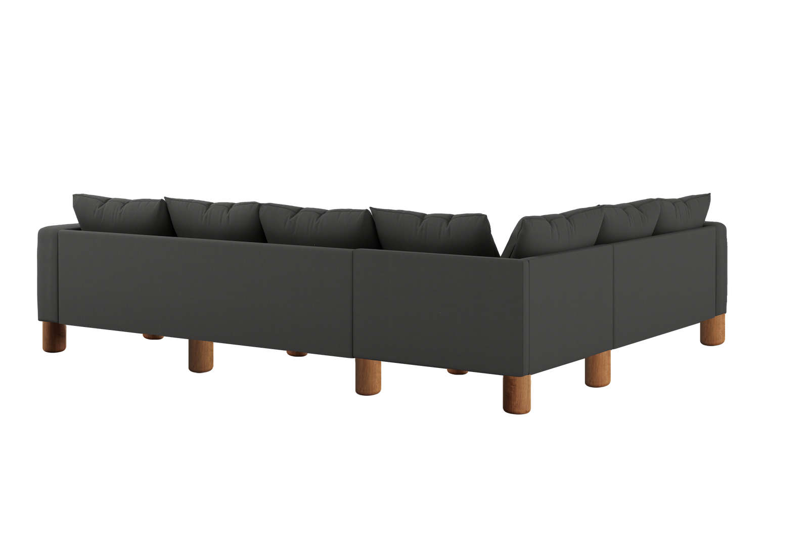 The Essential Corner Sectional | 6 Seat | Upcycled Poly