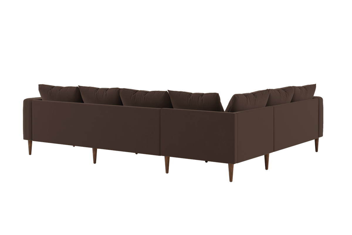The Essential Corner Sectional | 6 Seat | Recycled Velvet