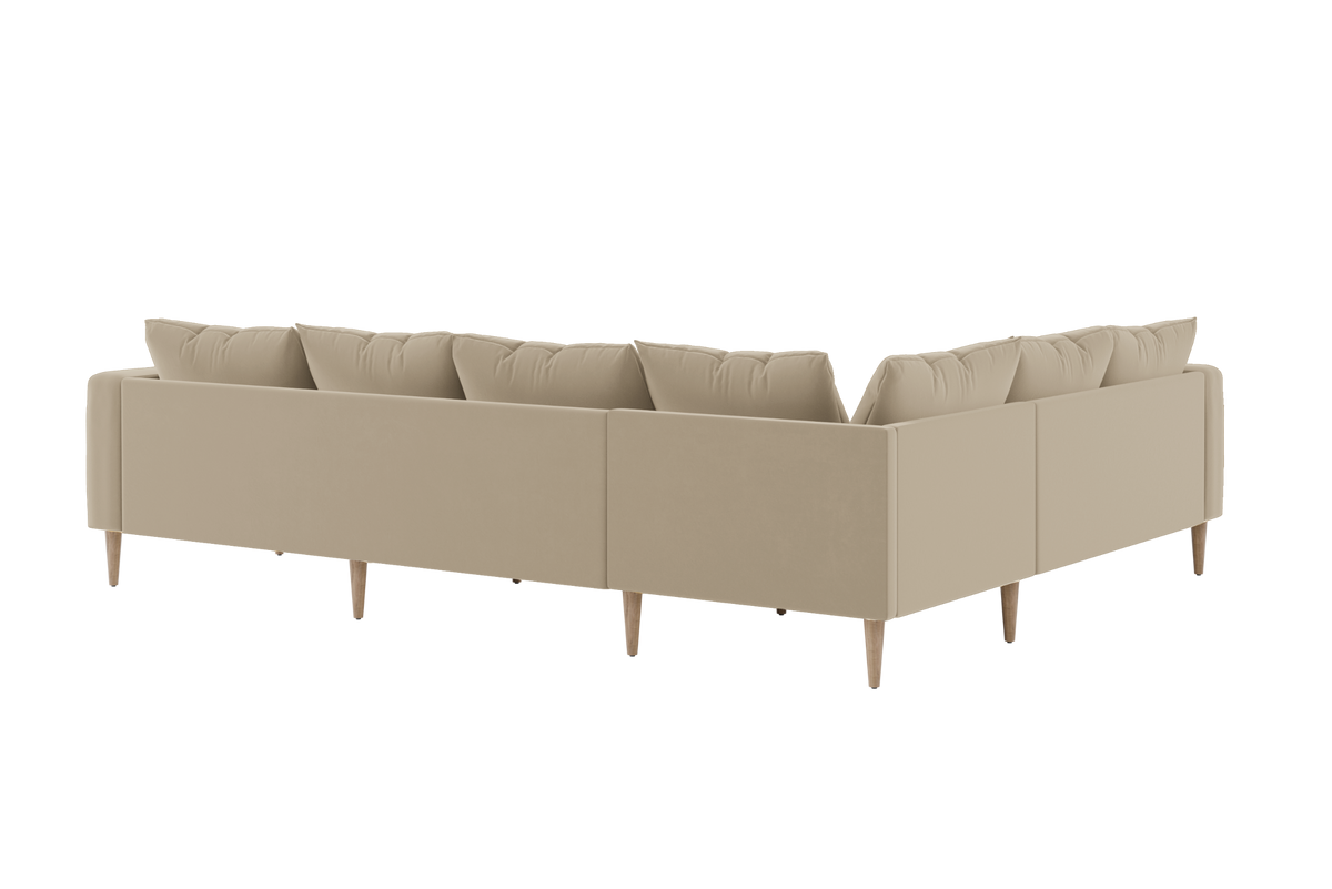 The Essential Corner Sectional | 6 Seat | Recycled Velvet