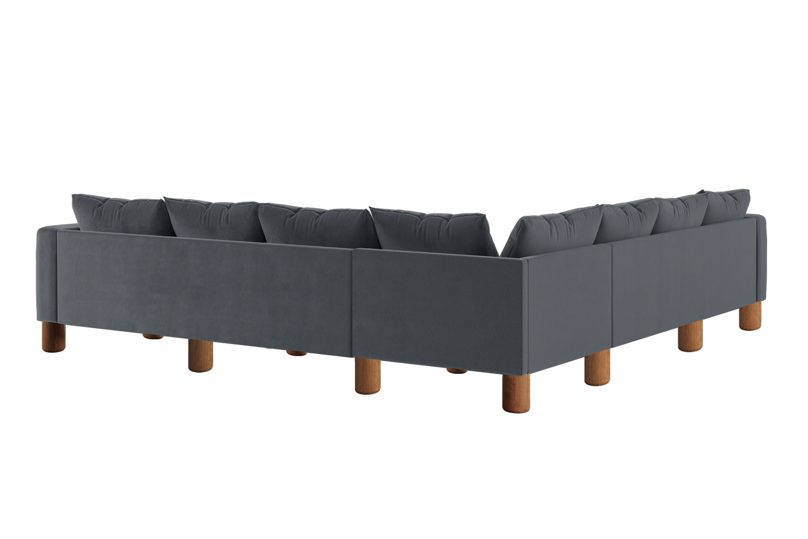 The Essential Corner Sectional | 7 Seat | Recycled Velvet