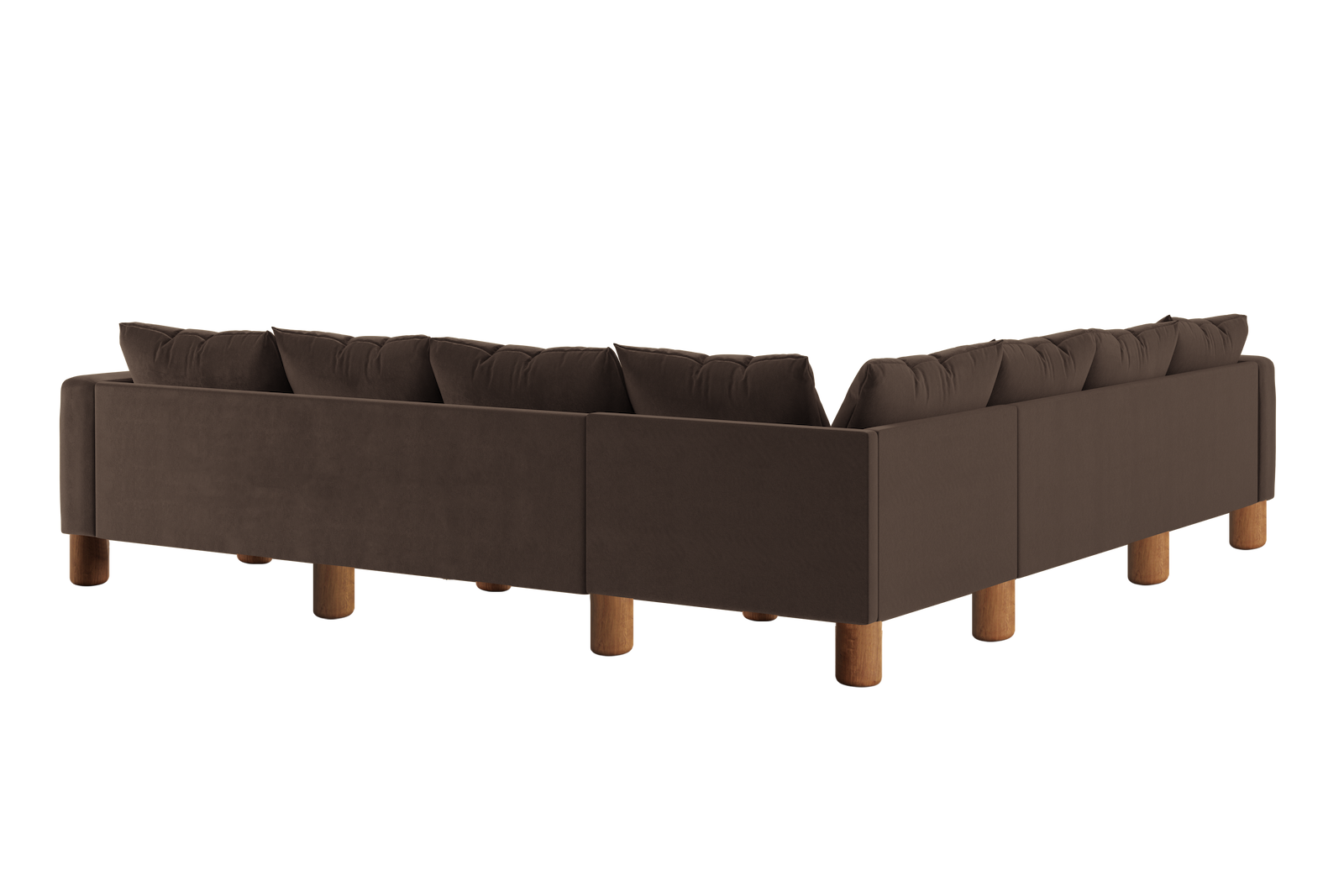 The Essential Corner Sectional | 7 Seat | Recycled Velvet