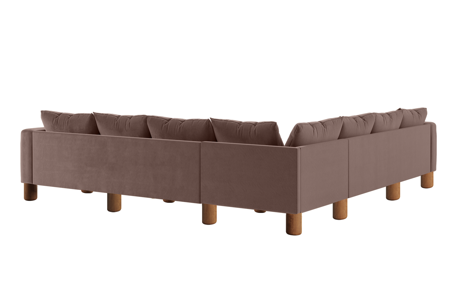 The Essential Corner Sectional | 7 Seat | Recycled Velvet