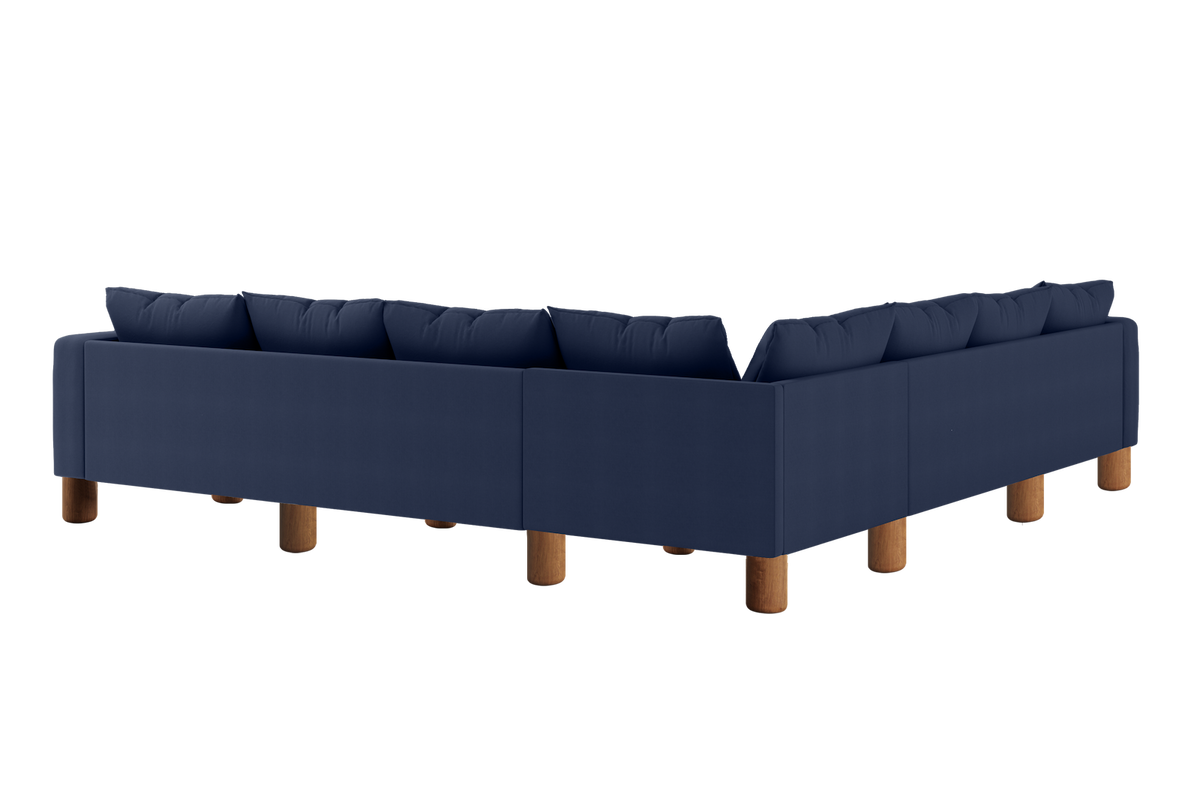 The Essential Corner Sectional | 7 Seat | Upcycled Poly