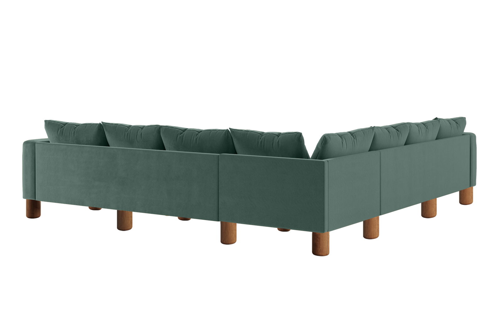 The Essential Corner Sectional | 7 Seat | Recycled Velvet