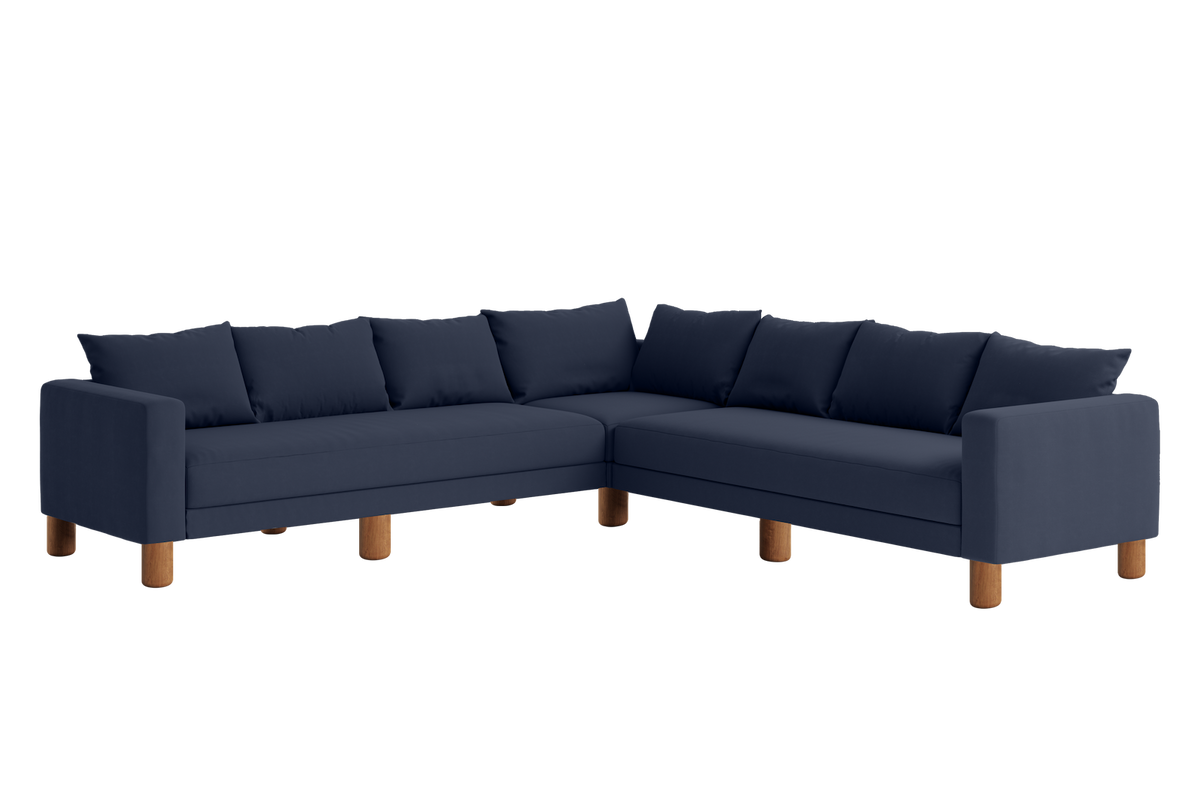 The Essential Corner Sectional | 7 Seat | Upcycled Poly