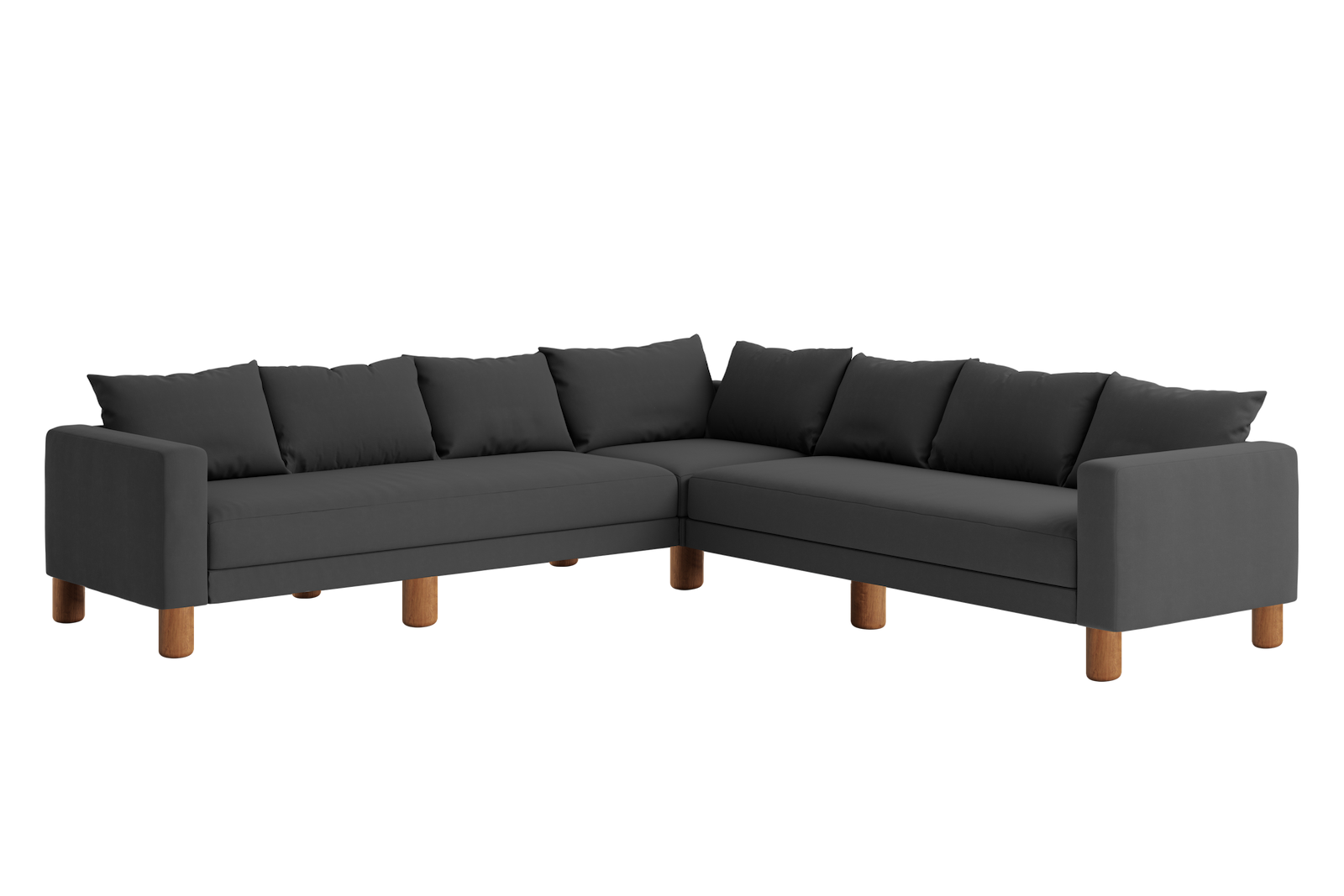 The Essential Corner Sectional | 7 Seat | Upcycled Poly