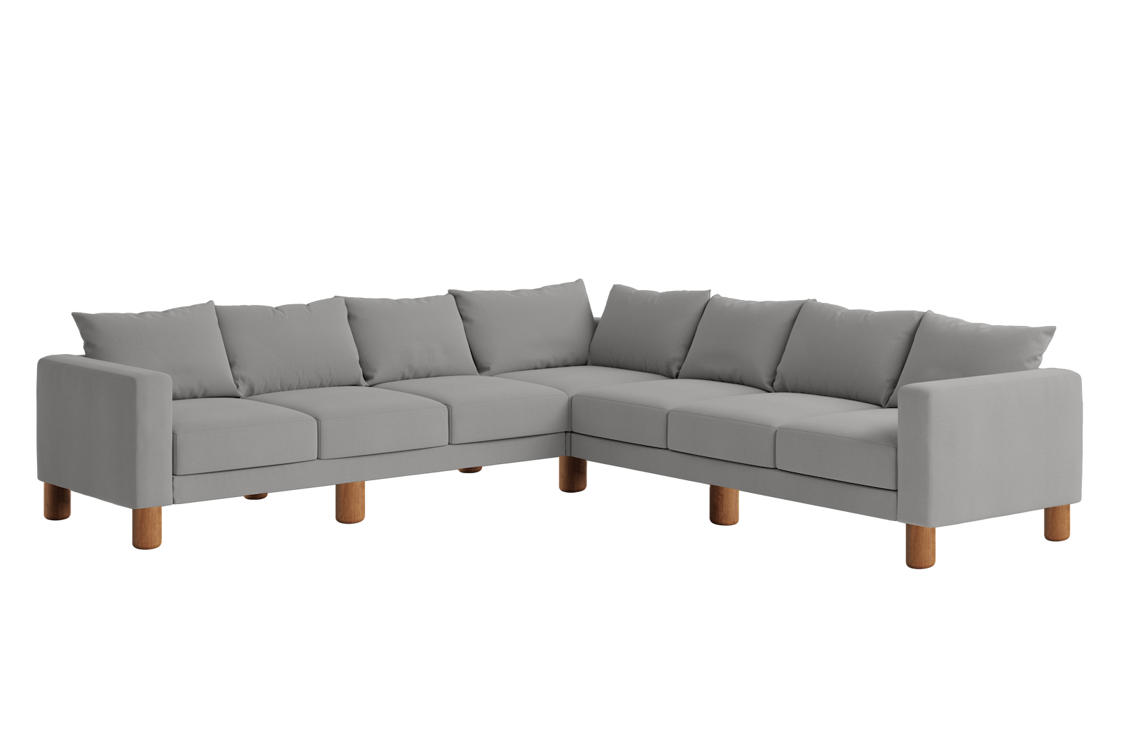 The Essential Corner Sectional | 7 Seat | Upcycled Poly