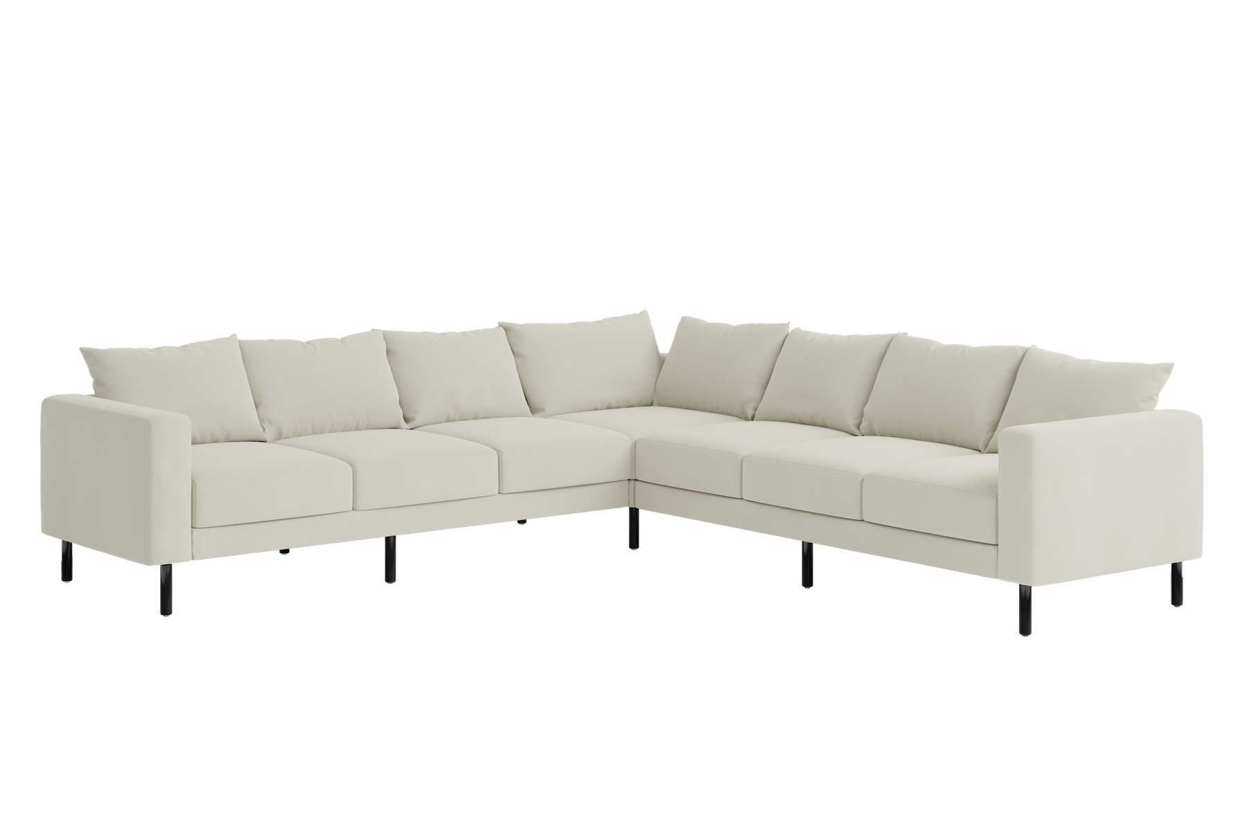 The Essential Corner Sectional | 7 Seat | Upcycled Poly