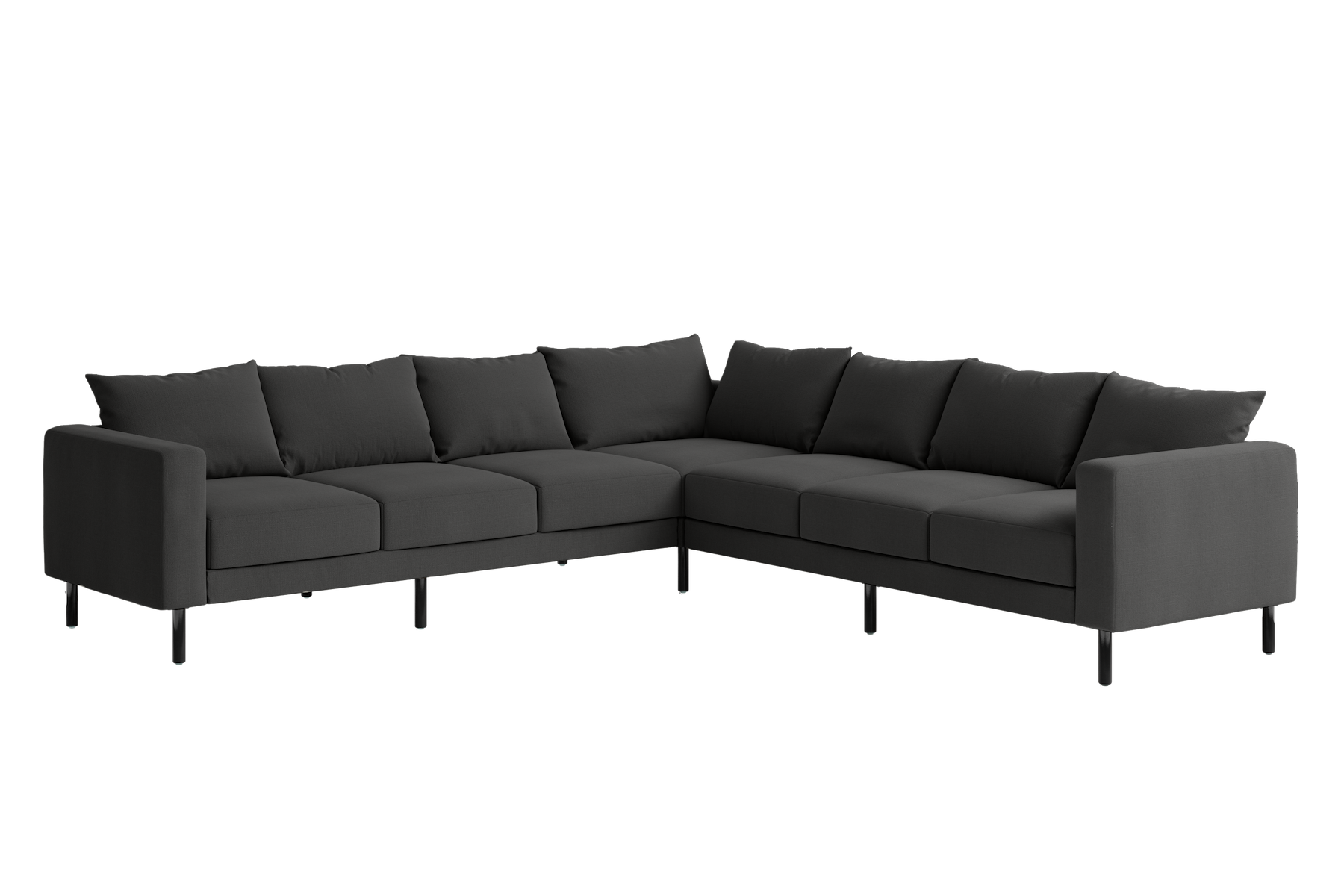 The Essential Corner Sectional | 7 Seat | Upcycled Poly