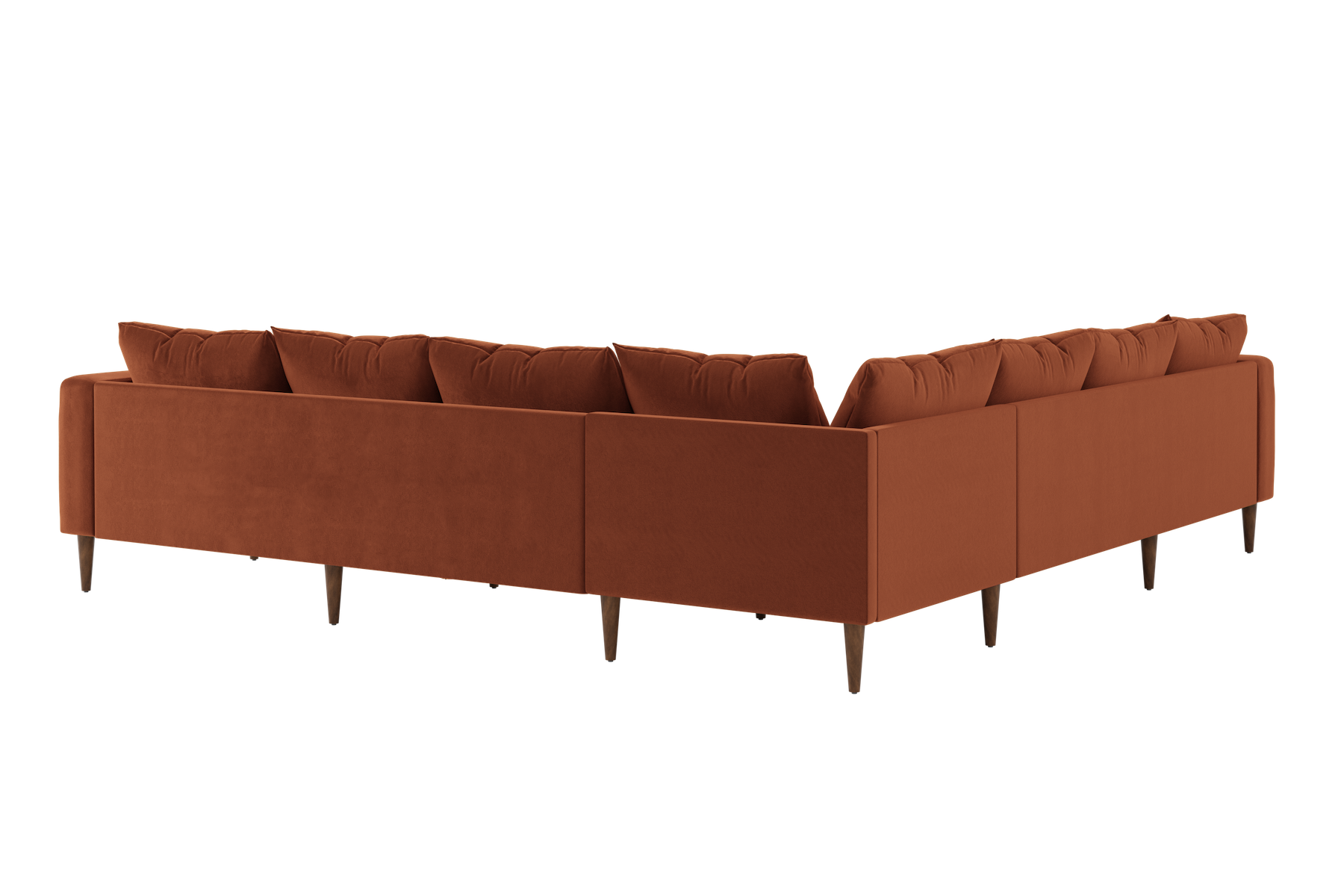 The Essential Corner Sectional | 7 Seat | Recycled Velvet