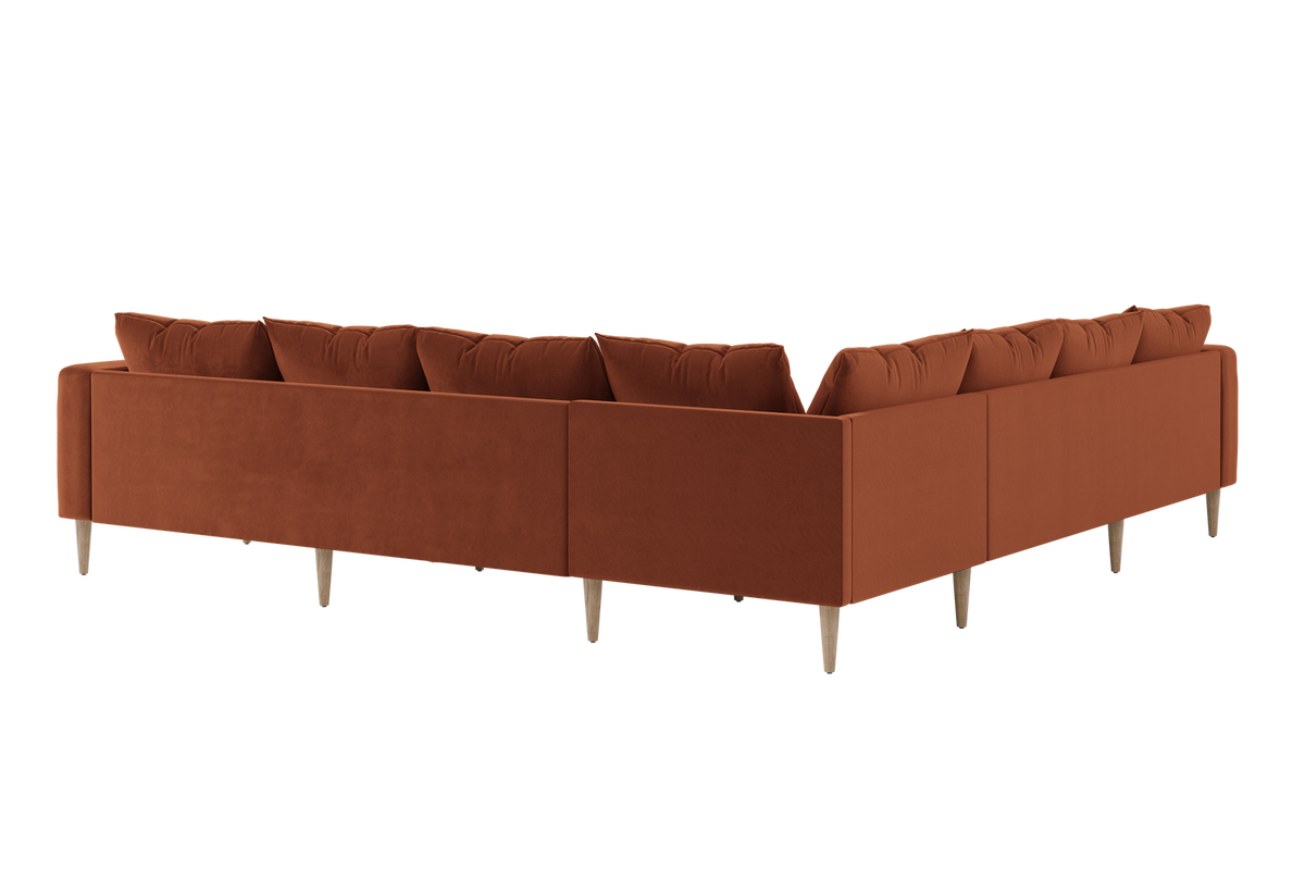 The Essential Corner Sectional | 7 Seat | Recycled Velvet