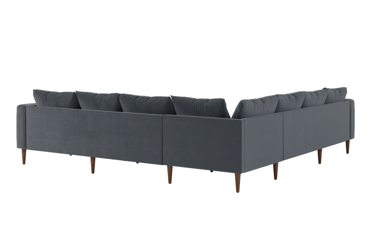 The Essential Corner Sectional | 7 Seat | Recycled Velvet
