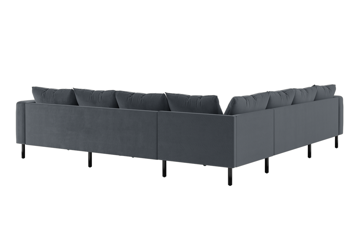 The Essential Corner Sectional | 7 Seat | Recycled Velvet