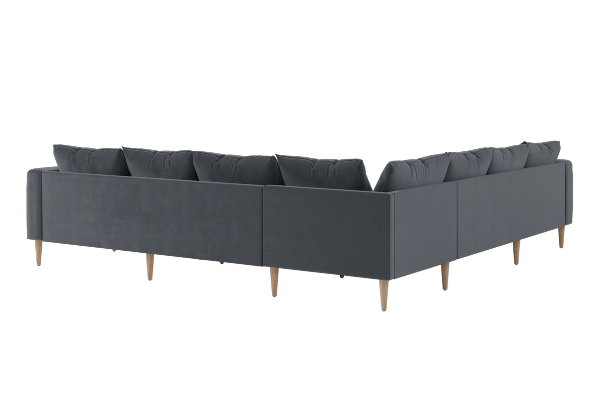 The Essential Corner Sectional | 7 Seat | Recycled Velvet
