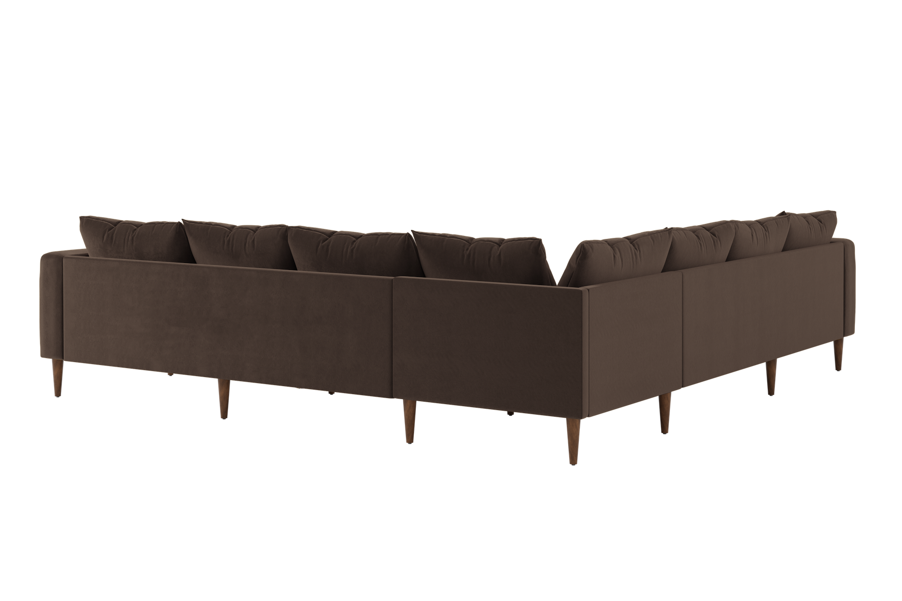 The Essential Corner Sectional | 7 Seat | Recycled Velvet