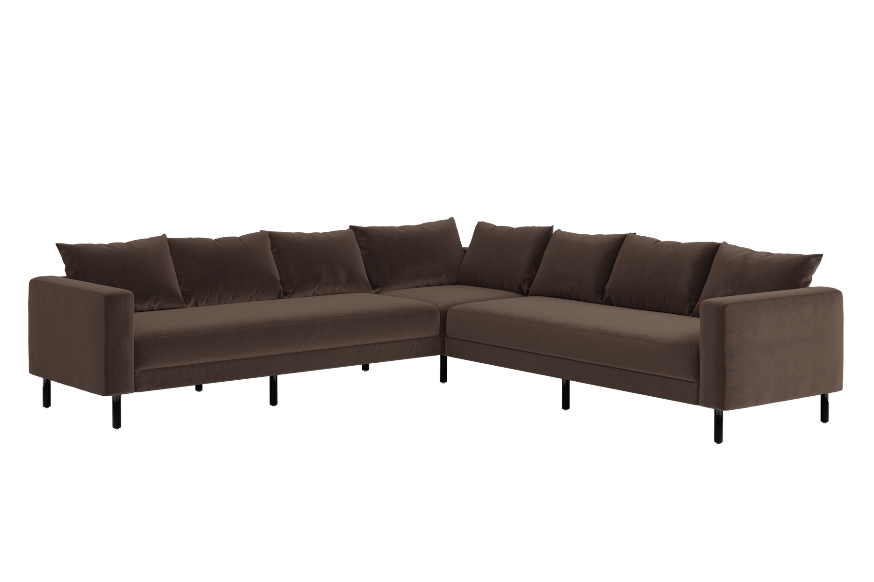 The Essential Corner Sectional | 7 Seat | Recycled Velvet