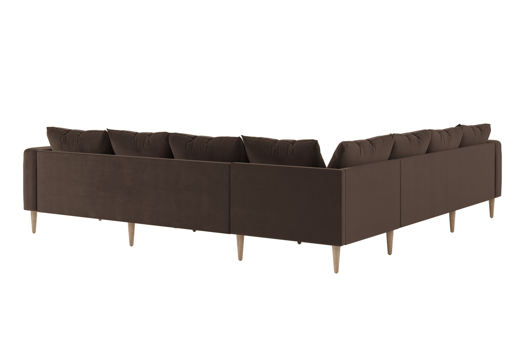 The Essential Corner Sectional | 7 Seat | Recycled Velvet