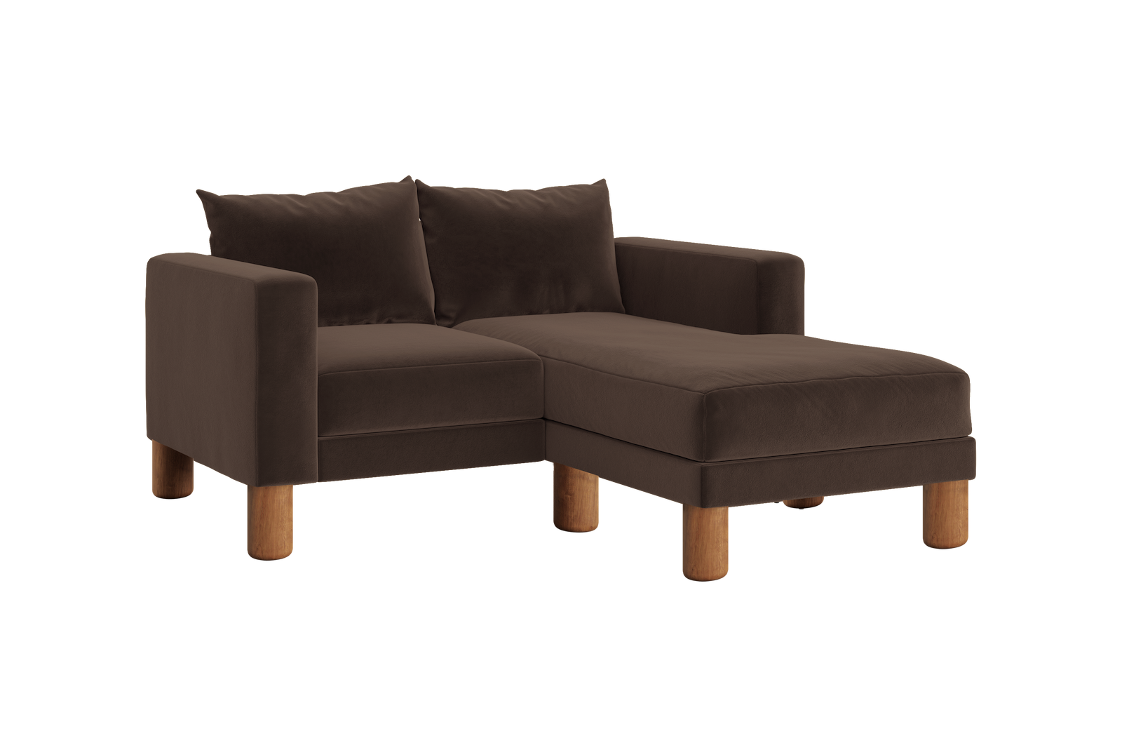 The Essential Loveseat Sectional | Recycled Velvet