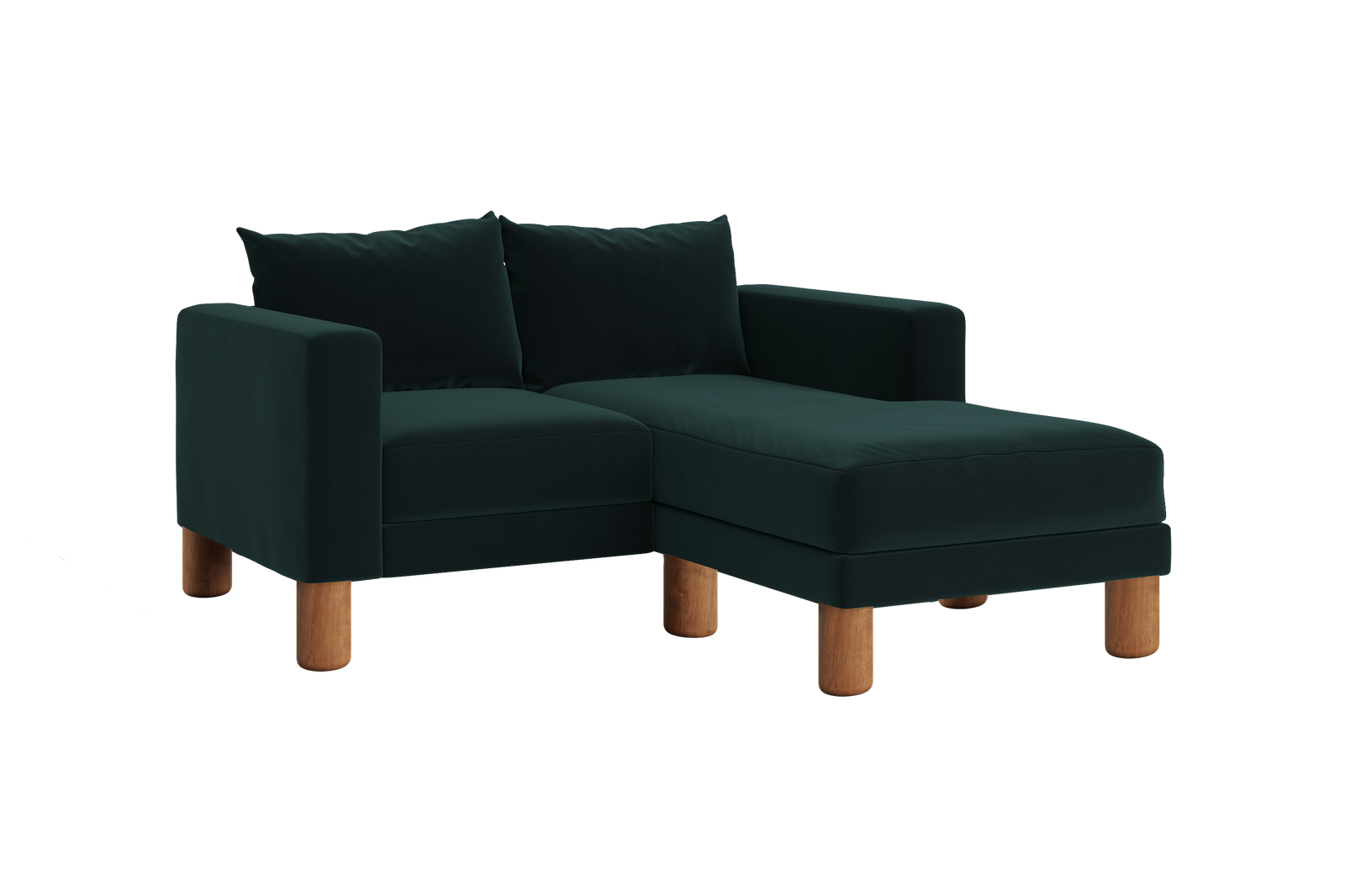 The Essential Loveseat Sectional | Recycled Velvet