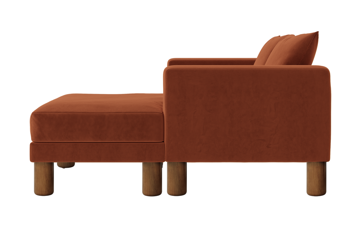 The Essential Loveseat Sectional | Recycled Velvet
