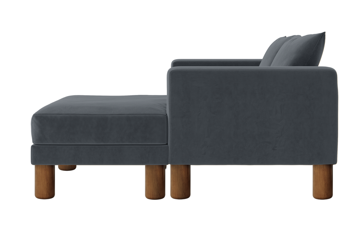 The Essential Loveseat Sectional | Recycled Velvet