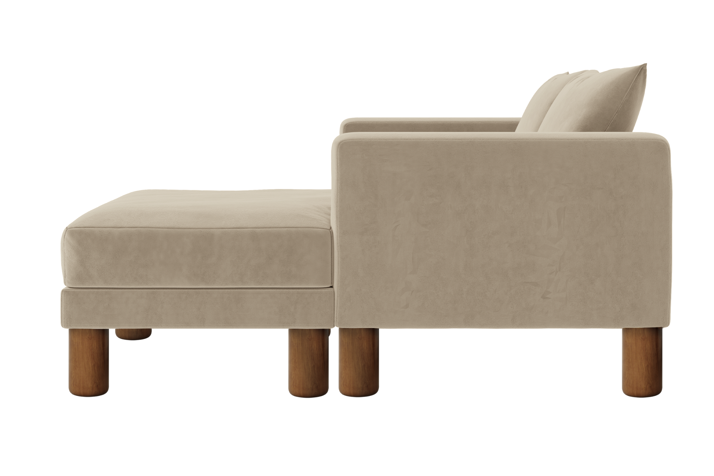 The Essential Loveseat Sectional | Recycled Velvet