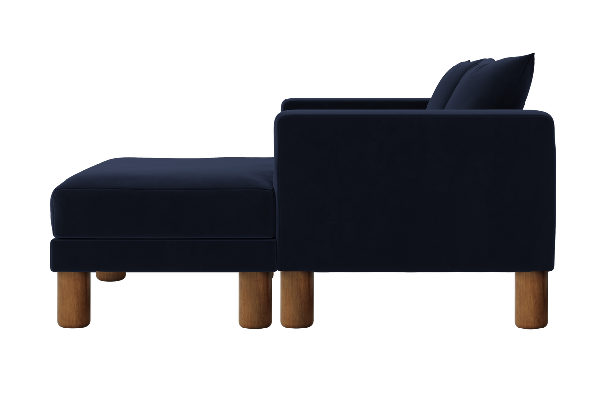 The Essential Loveseat Sectional | Recycled Velvet