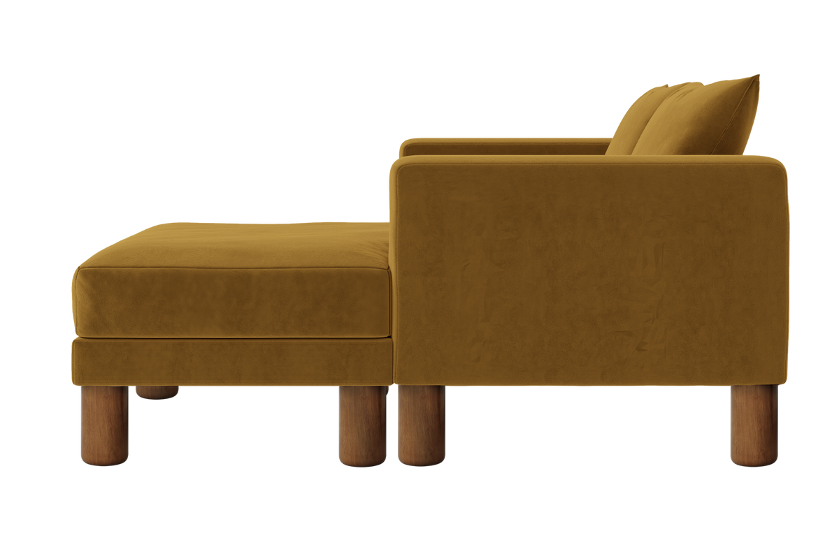 The Essential Loveseat Sectional | Recycled Velvet