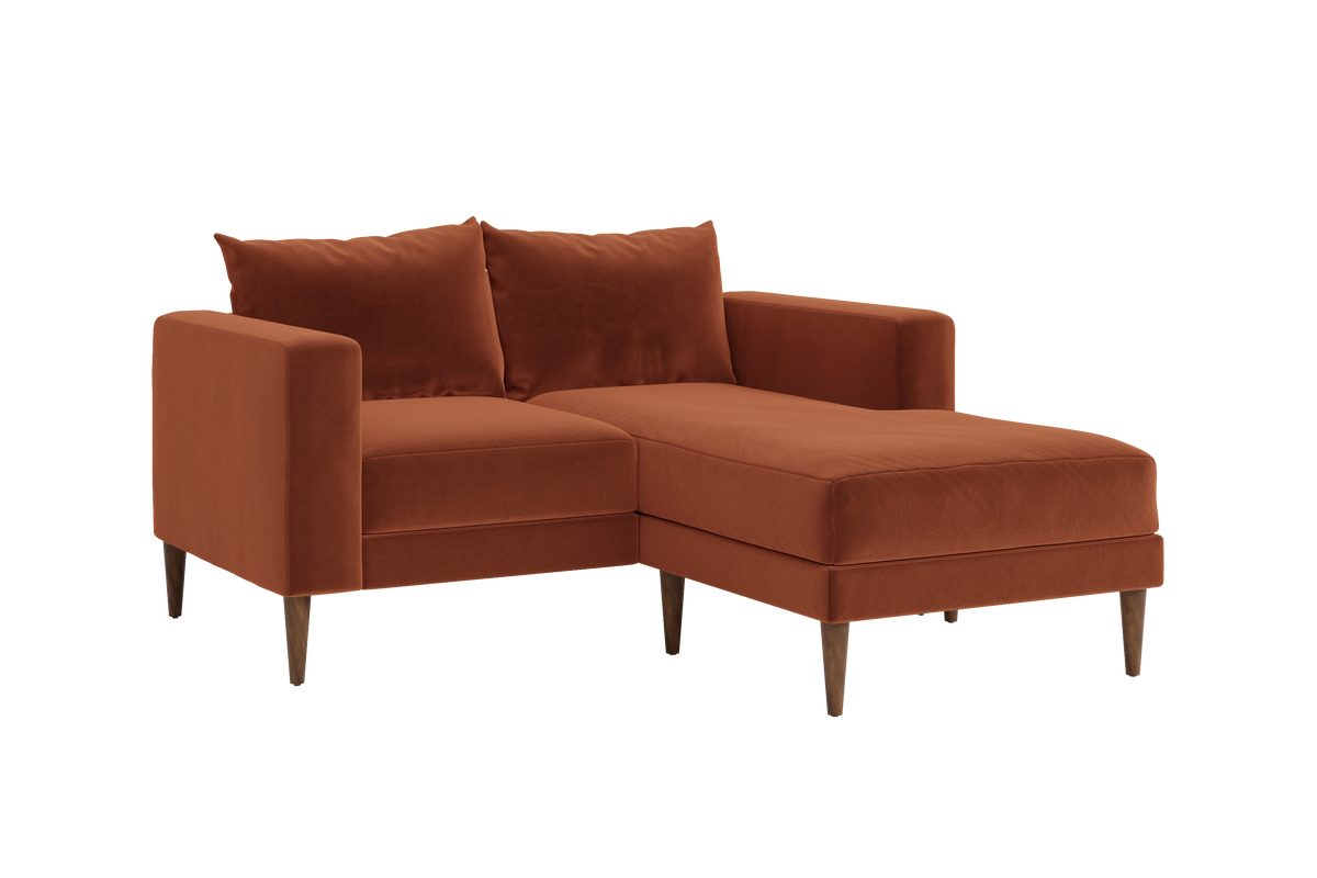 The Essential Loveseat Sectional | Recycled Velvet