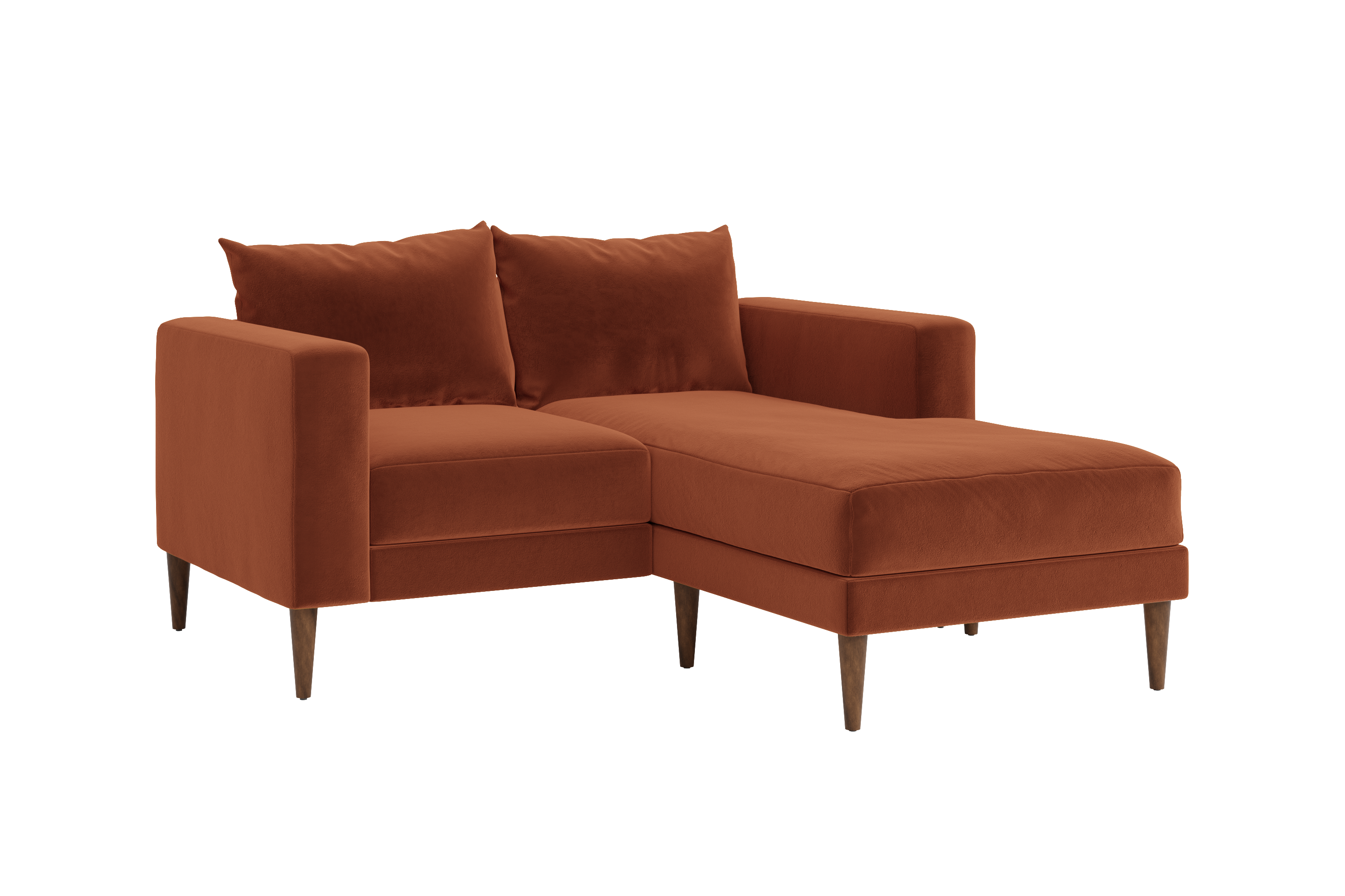 The Essential Loveseat Sectional | Recycled Velvet