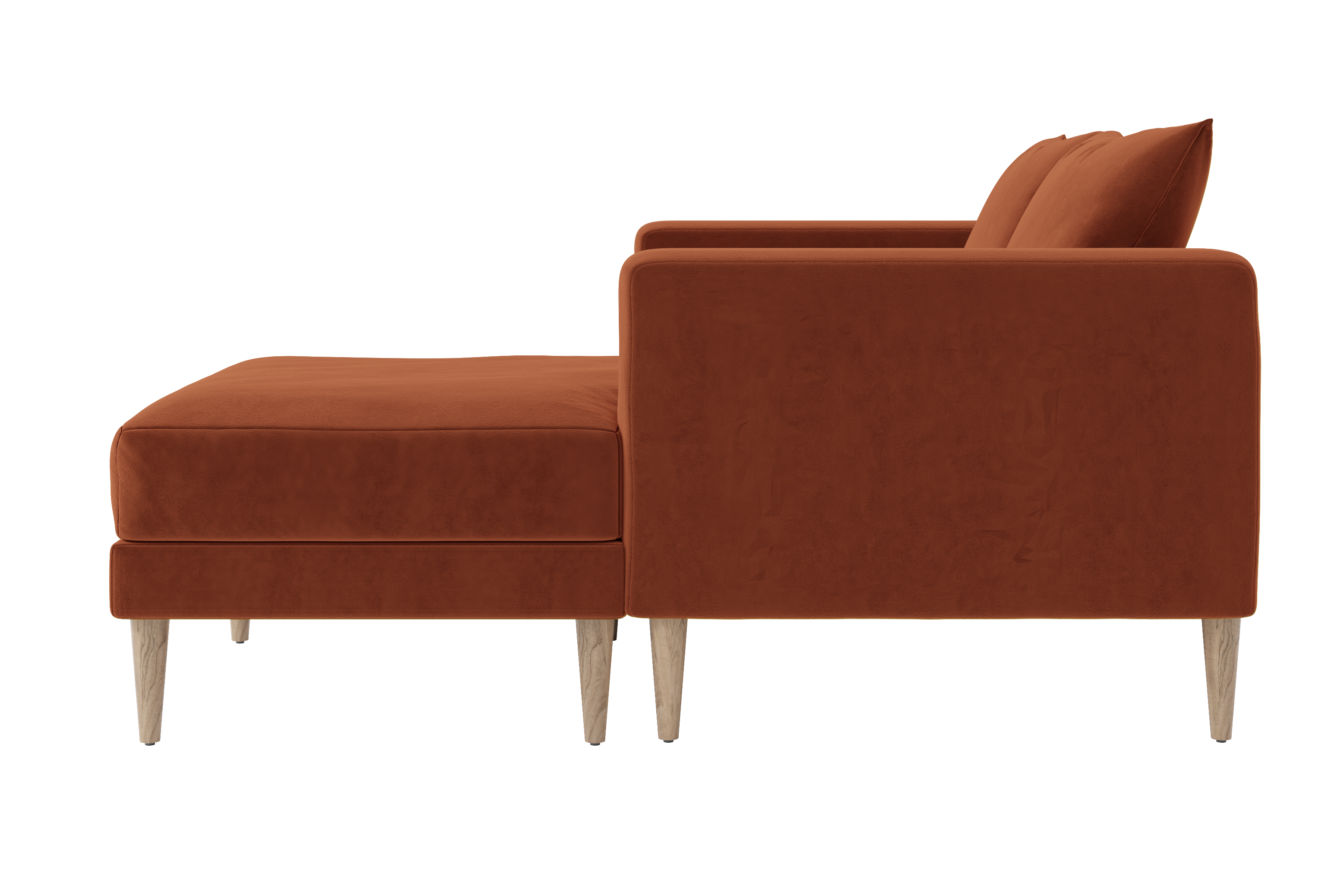 The Essential Loveseat Sectional | Recycled Velvet