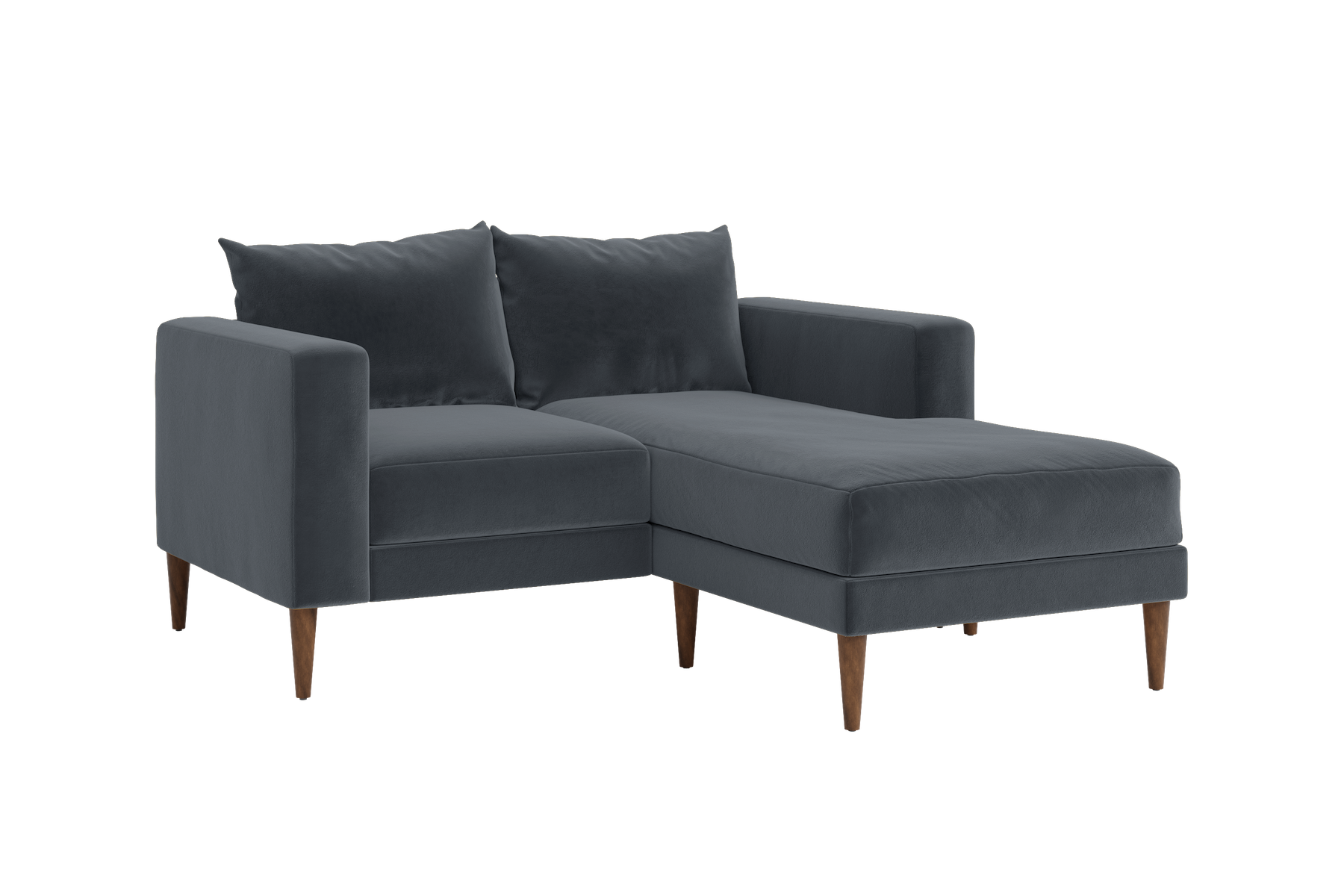 The Essential Loveseat Sectional | Recycled Velvet