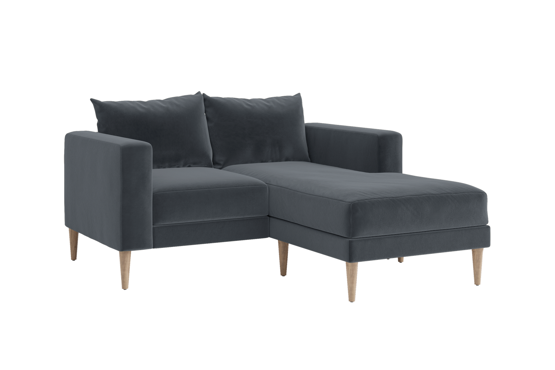 The Essential Loveseat Sectional | Recycled Velvet