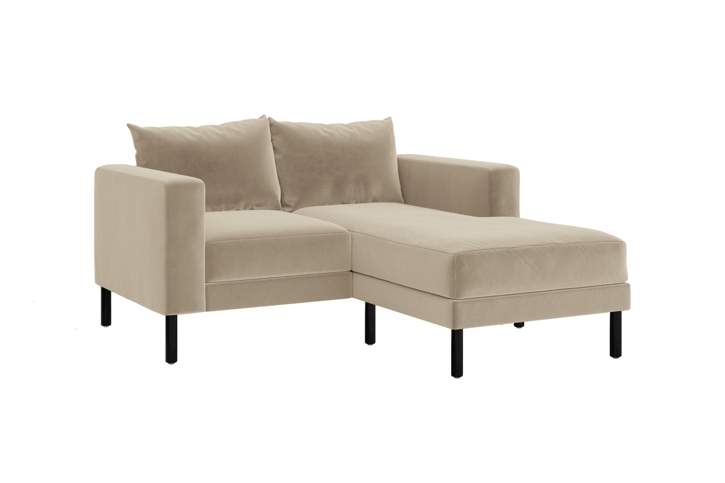 The Essential Loveseat Sectional | Recycled Velvet
