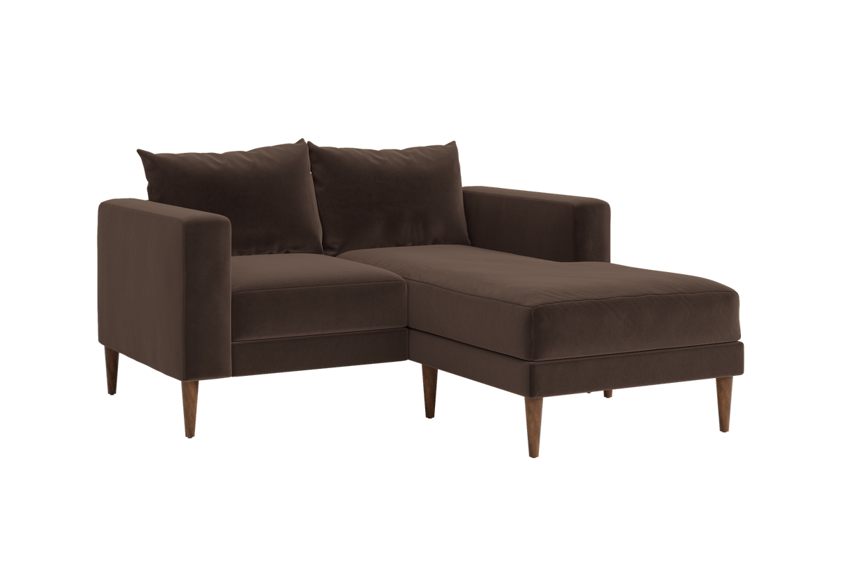 The Essential Loveseat Sectional | Recycled Velvet