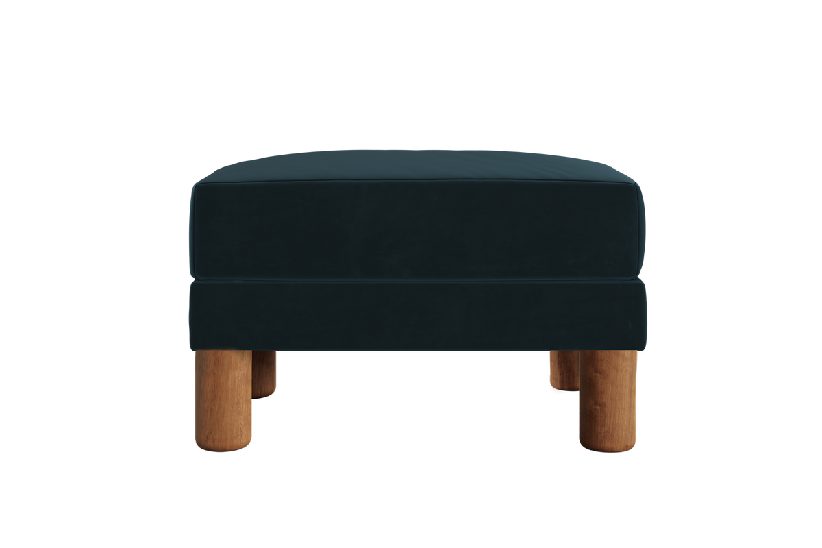 The Essential Ottoman | Recycled Velvet