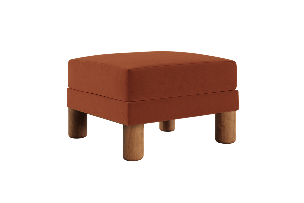 The Essential Ottoman | Recycled Velvet