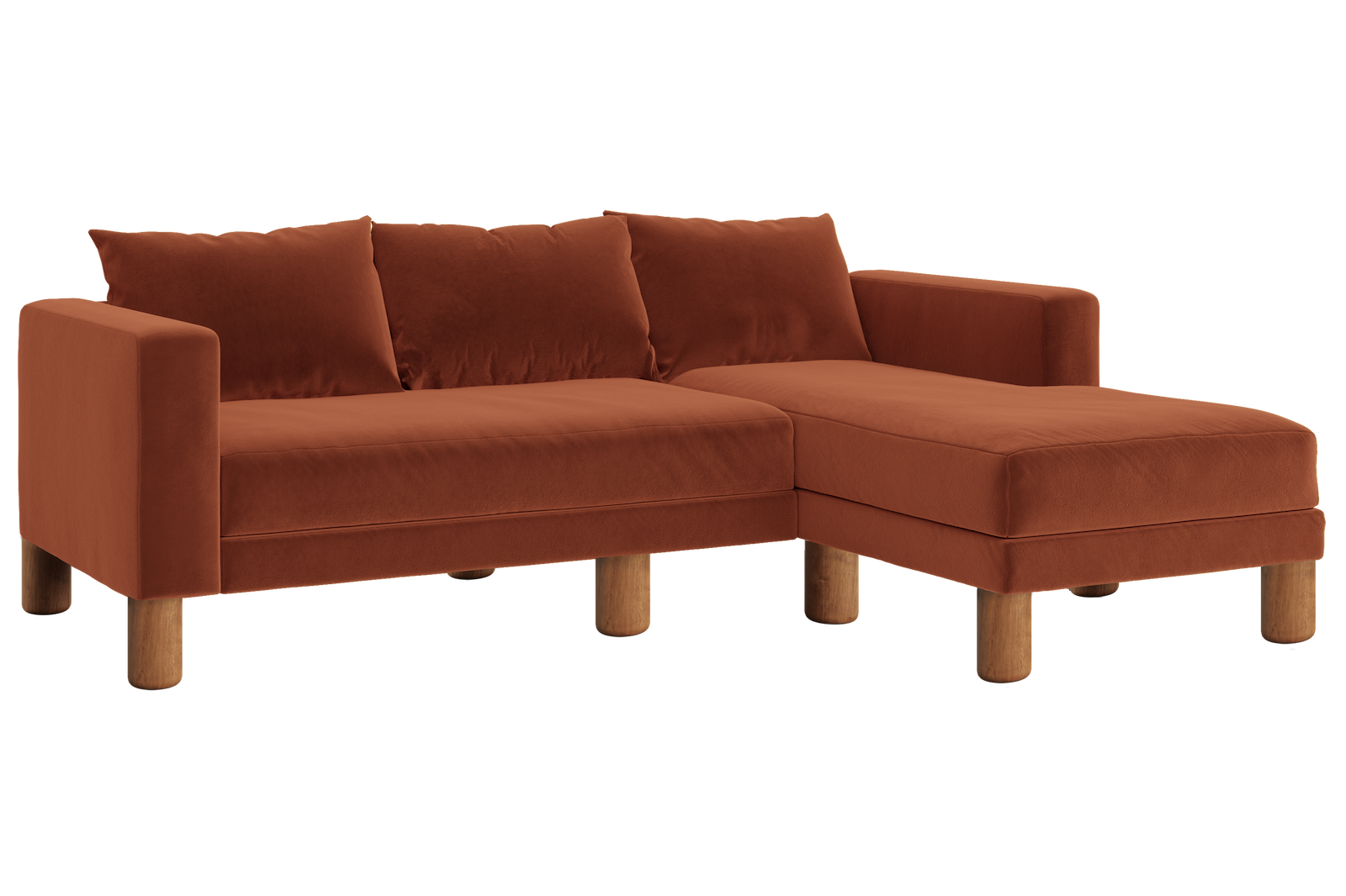The Essential Sectional | Recycled Velvet