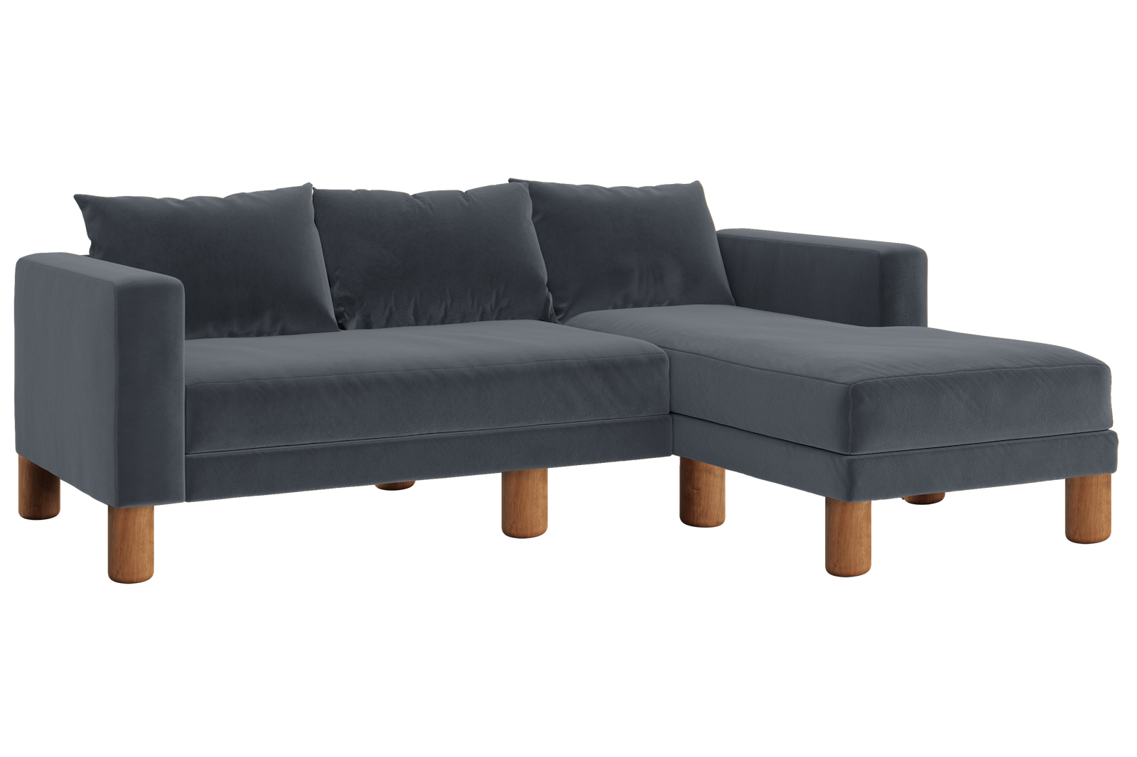 The Essential Sectional | Recycled Velvet
