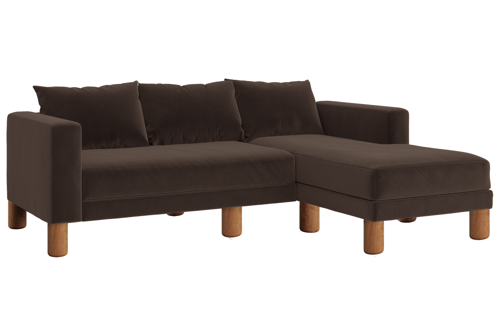 The Essential Sectional | Recycled Velvet