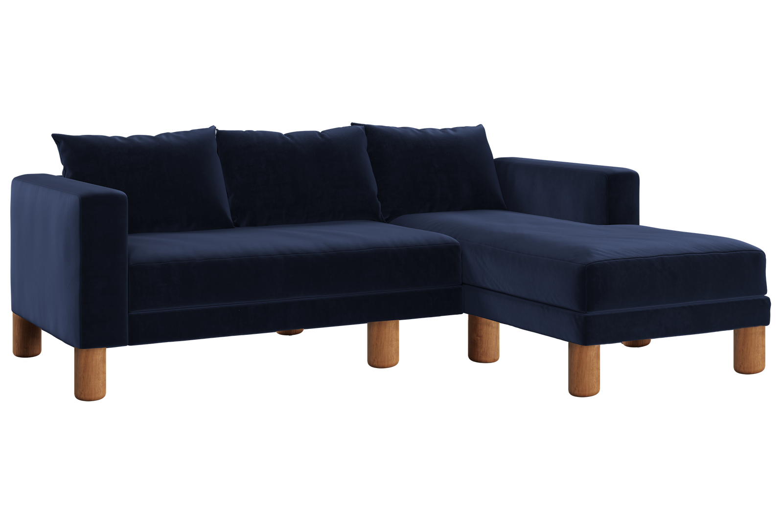 The Essential Sectional | Recycled Velvet