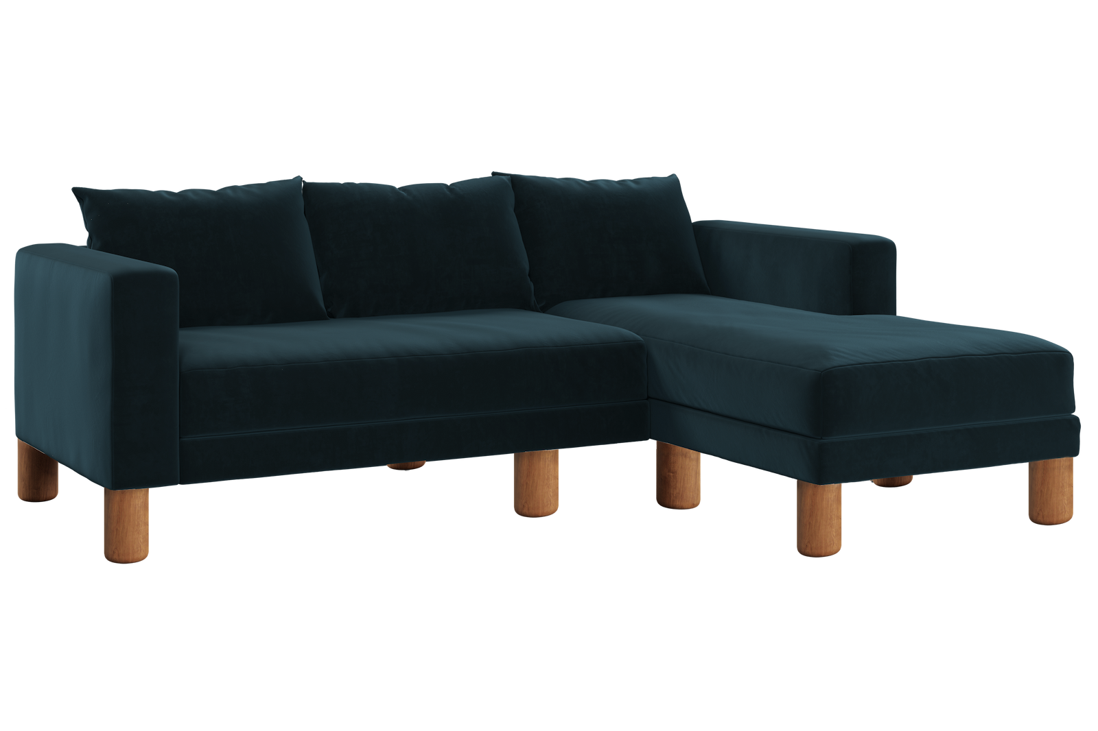 The Essential Sectional | Recycled Velvet